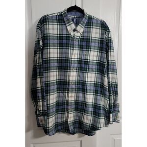 IZOD Long Sleeve Button‎ Up Flannel size XL